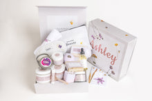 Load image into Gallery viewer, A Special Day Gift, Birthday Gift Basket, Lavender Natural Bath & Body