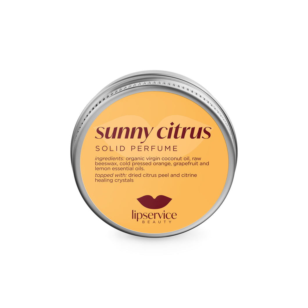Sunny Citrus Solid Perfume Salve